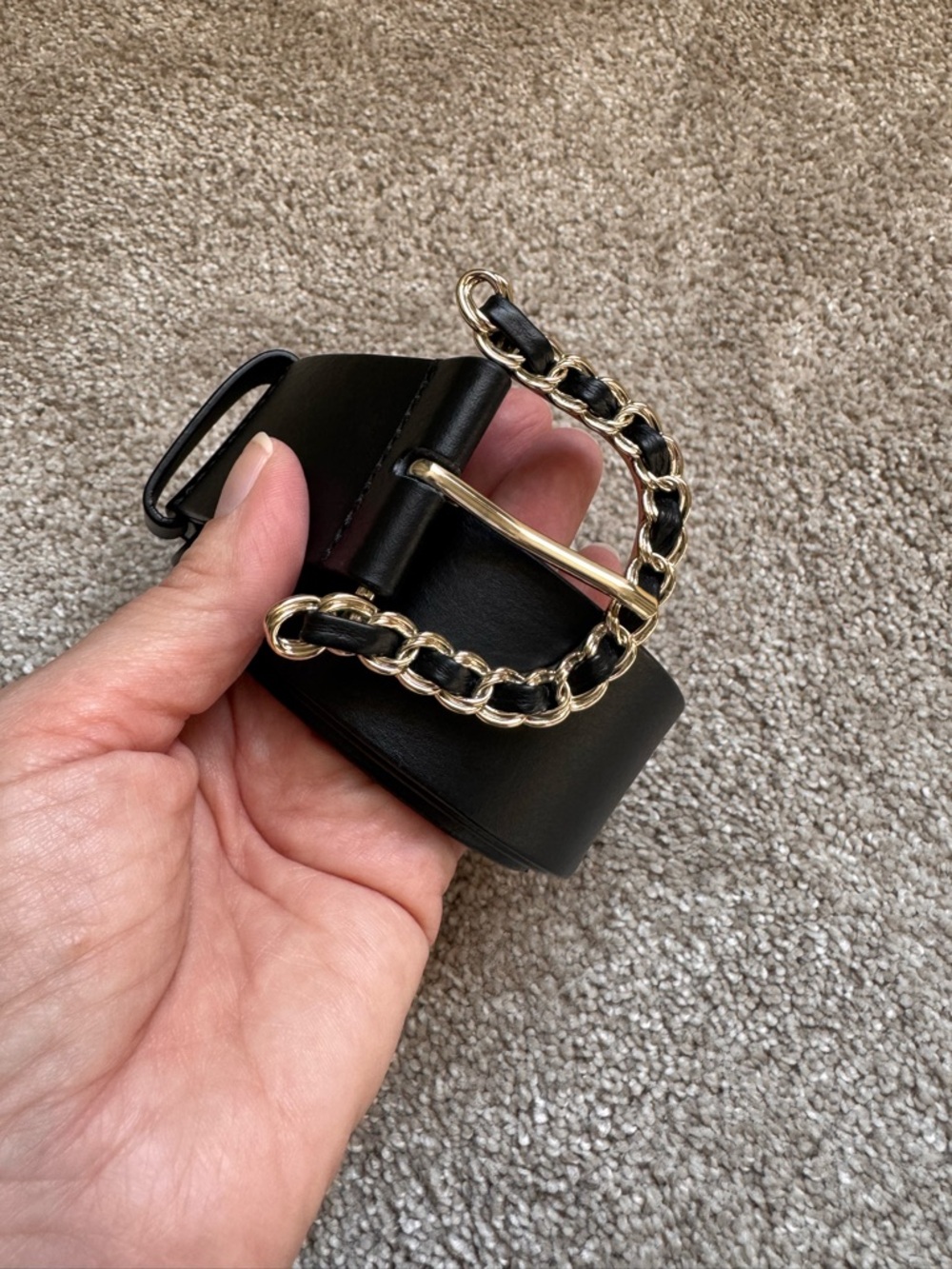 B-Low belt with chain buckle size S/M